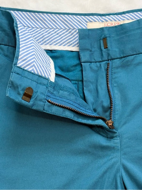 J. CREW Chino “Broken In” 100% Cotton Shorts Light Blue Womens Size 6 - Picture 6 of 8